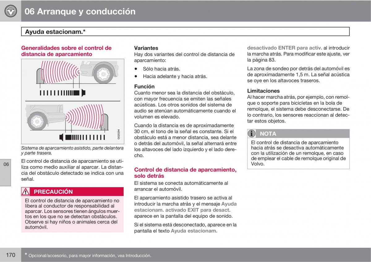 Volvo C70 M II 2 manual del propietario / page 172