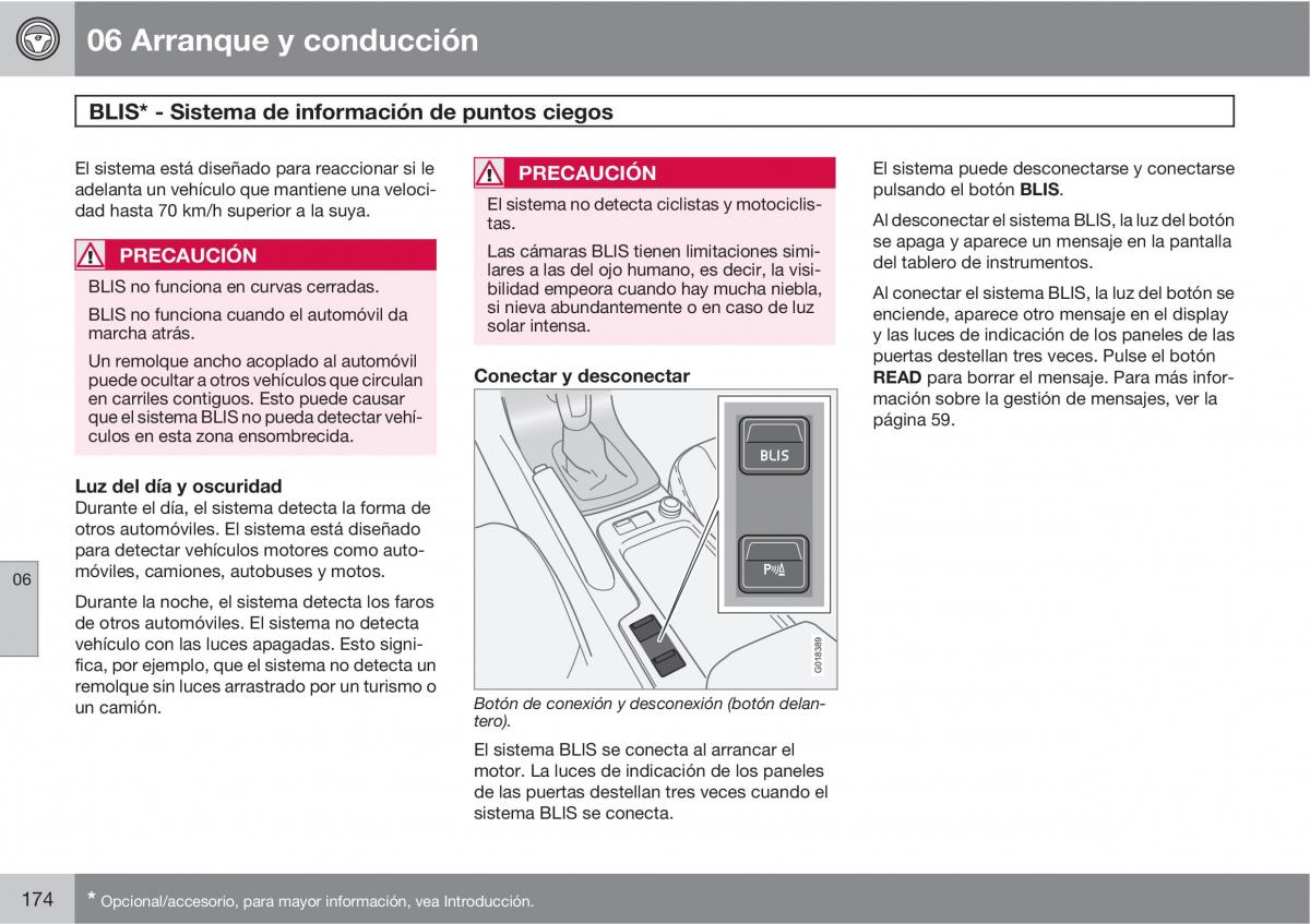 Volvo C70 M II 2 manual del propietario / page 176