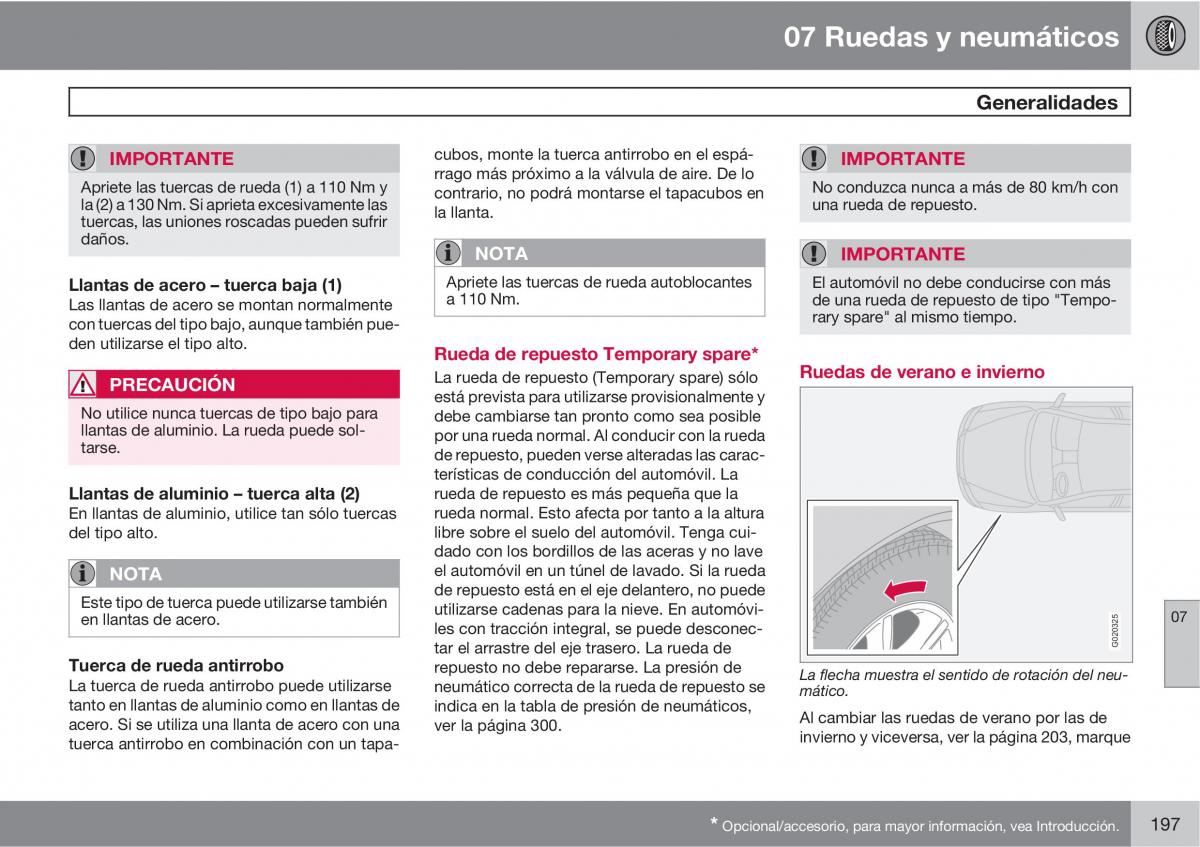 Volvo C70 M II 2 manual del propietario / page 199