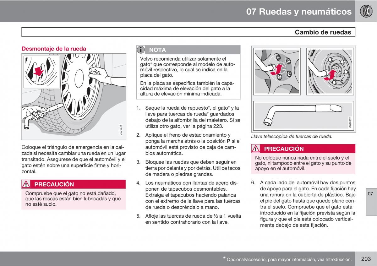 Volvo C70 M II 2 manual del propietario / page 205