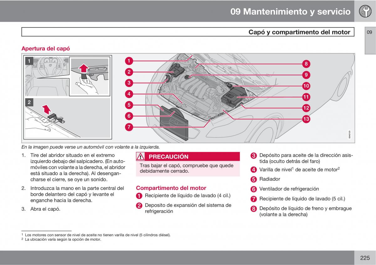 Volvo C70 M II 2 manual del propietario / page 227