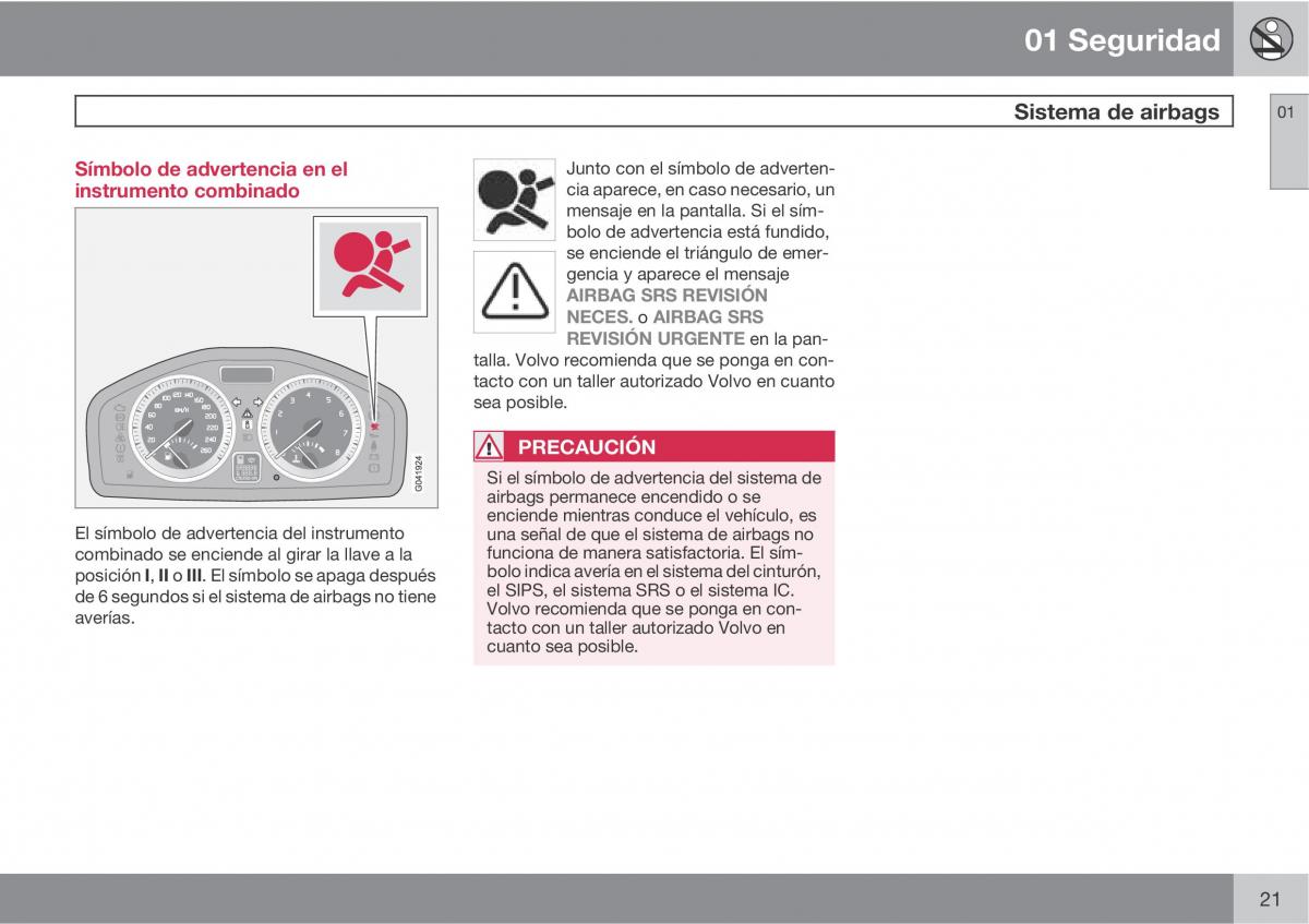 Volvo C70 M II 2 manual del propietario / page 23