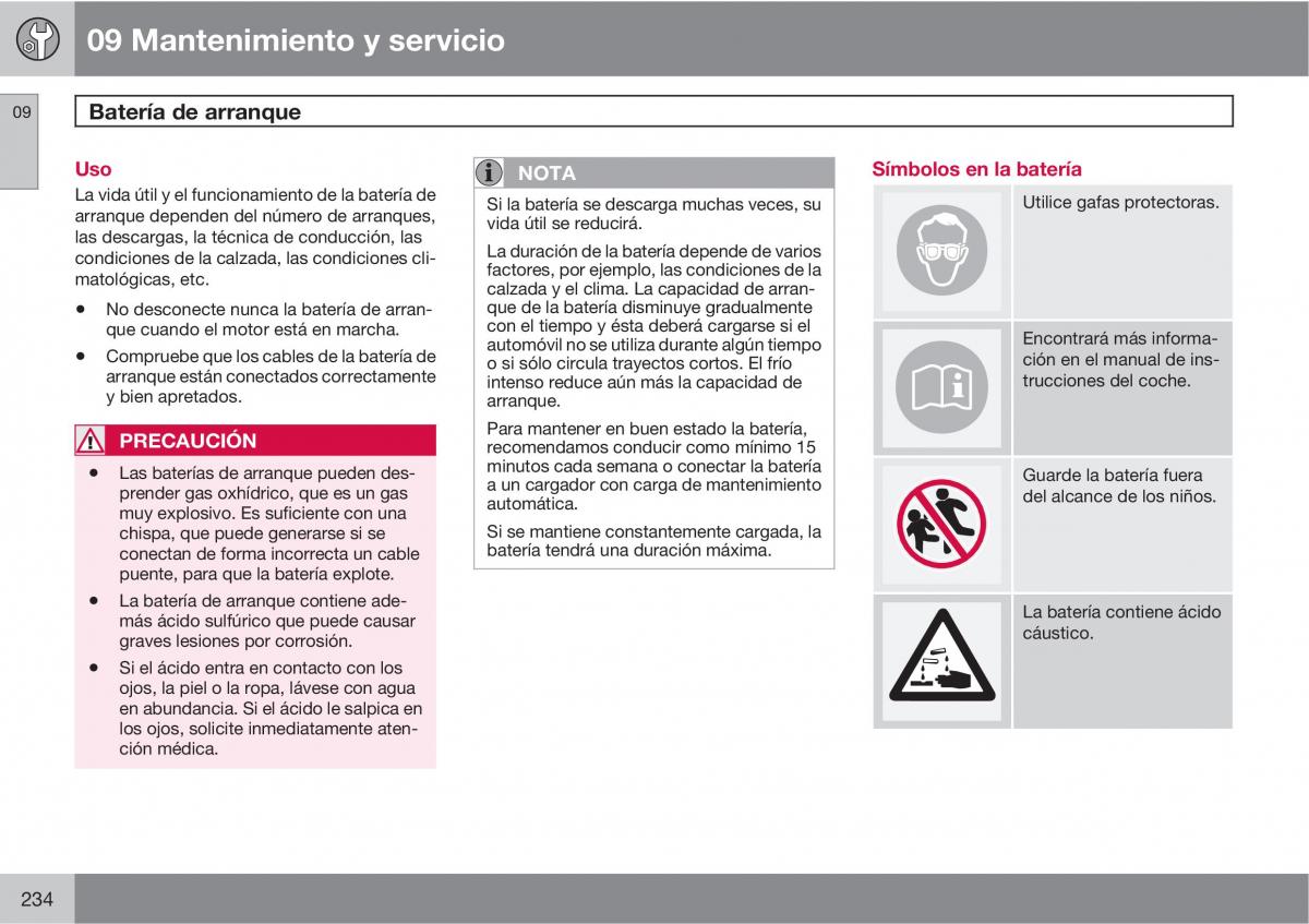 Volvo C70 M II 2 manual del propietario / page 236