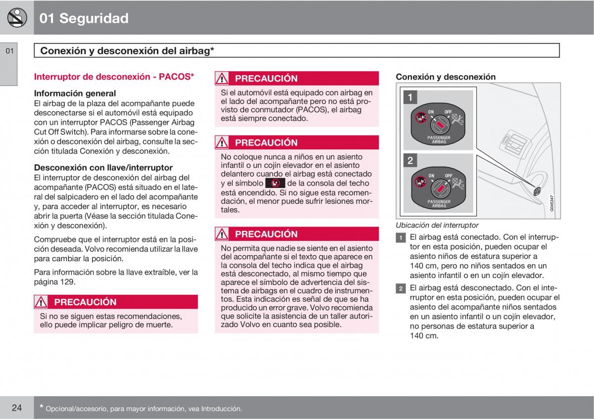 Volvo C70 M II 2 manual del propietario / page 26