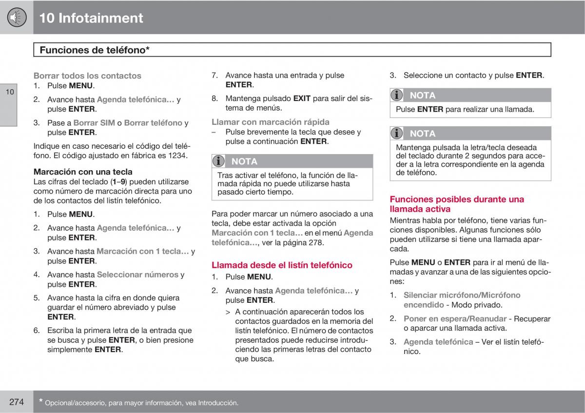 Volvo C70 M II 2 manual del propietario / page 276