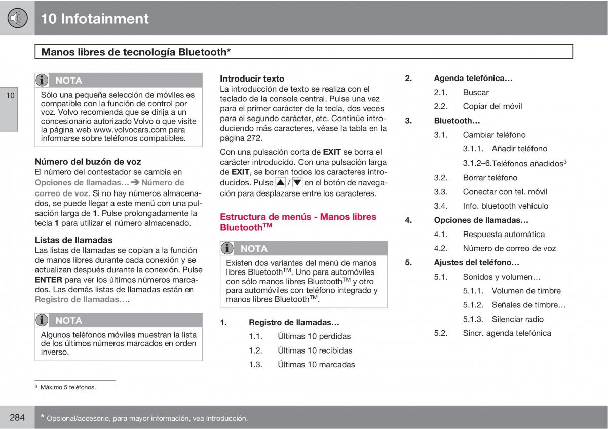 Volvo C70 M II 2 manual del propietario / page 286