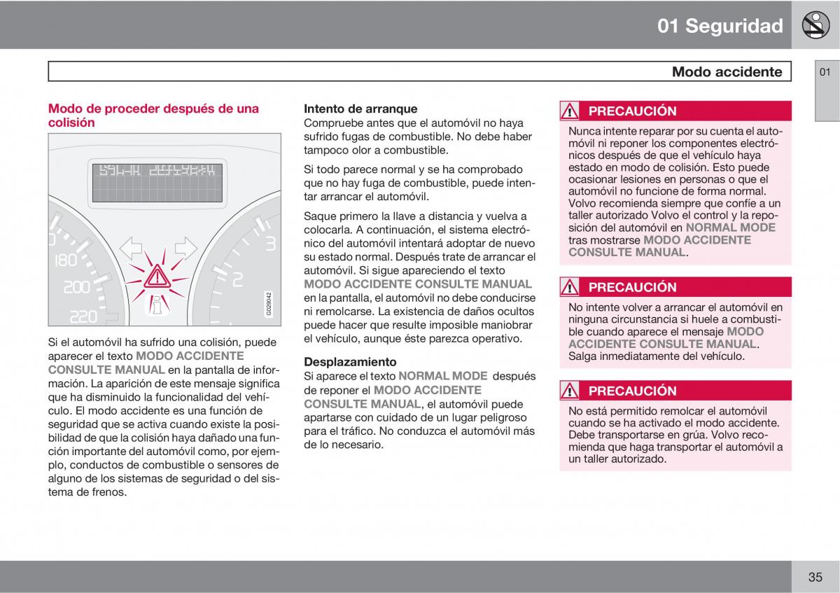 Volvo C70 M II 2 manual del propietario / page 37