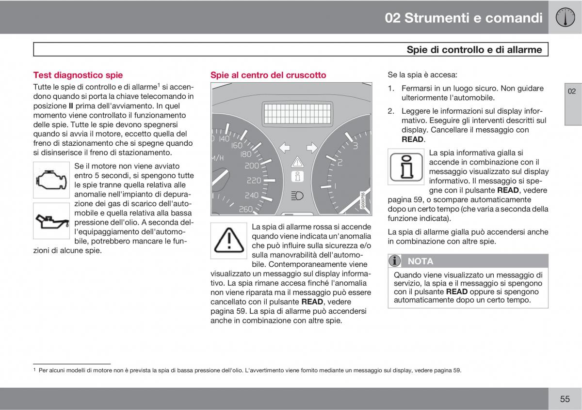 Volvo C70 M II 2 manuale del proprietario / page 57