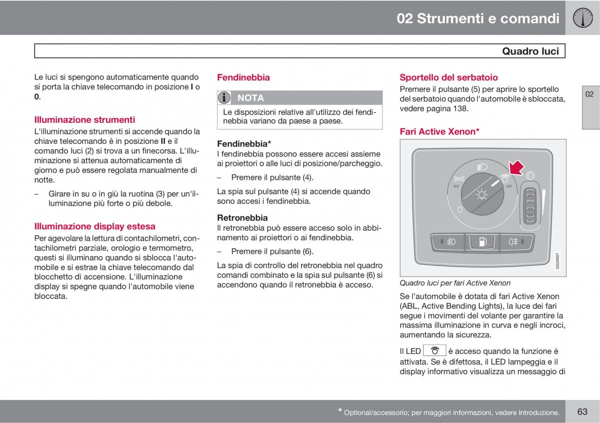 Volvo C70 M II 2 manuale del proprietario / page 65