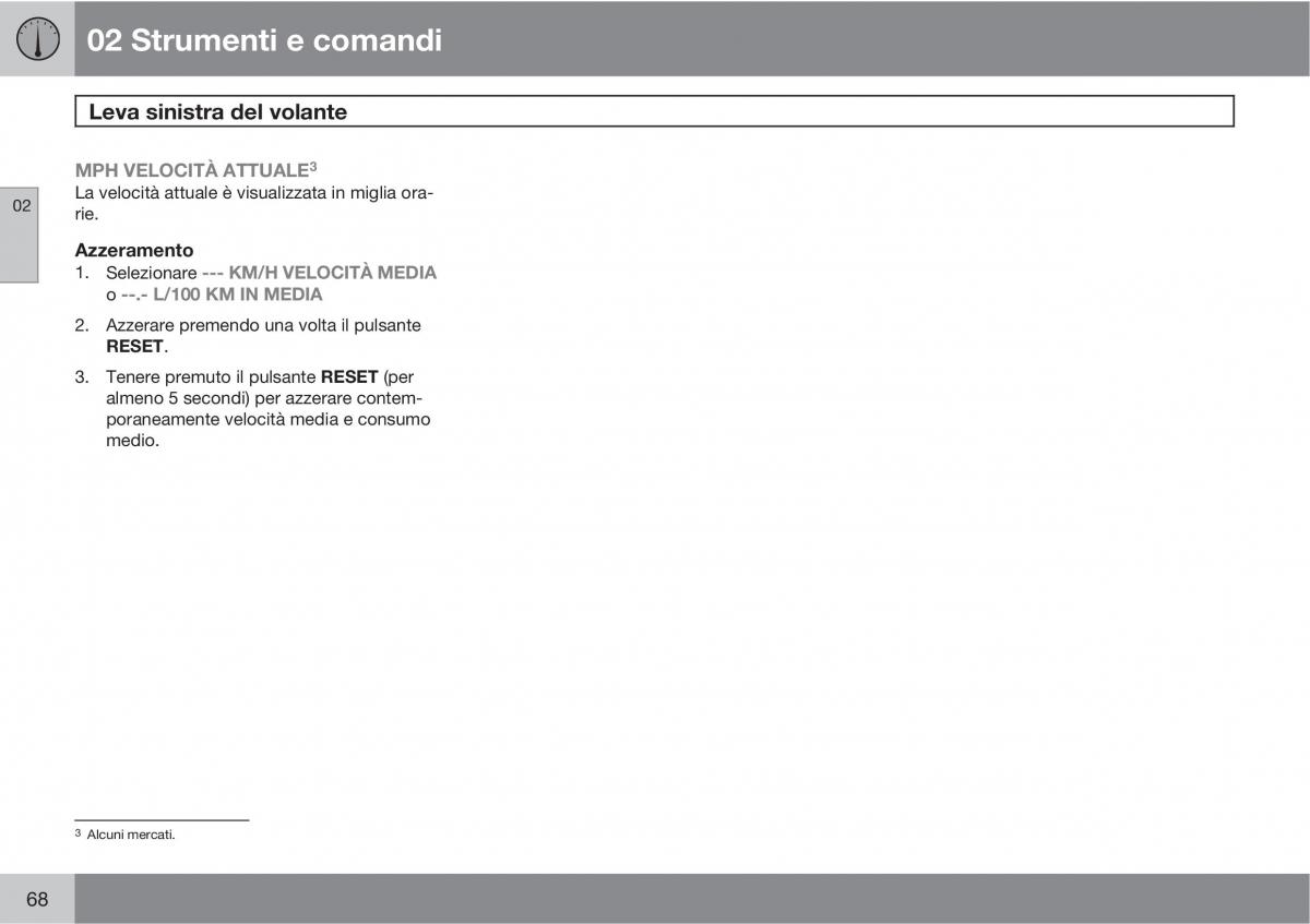 Volvo C70 M II 2 manuale del proprietario / page 70