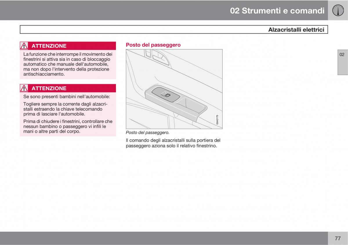 Volvo C70 M II 2 manuale del proprietario / page 79