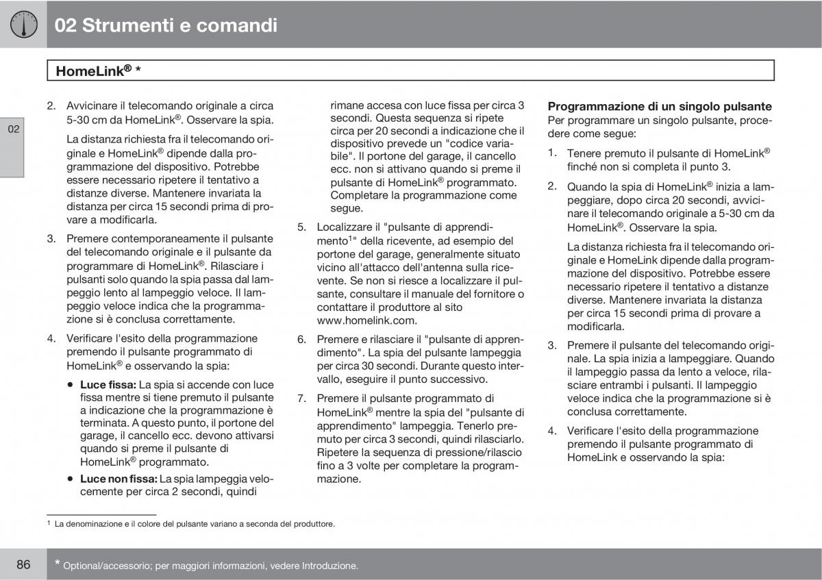 Volvo C70 M II 2 manuale del proprietario / page 88