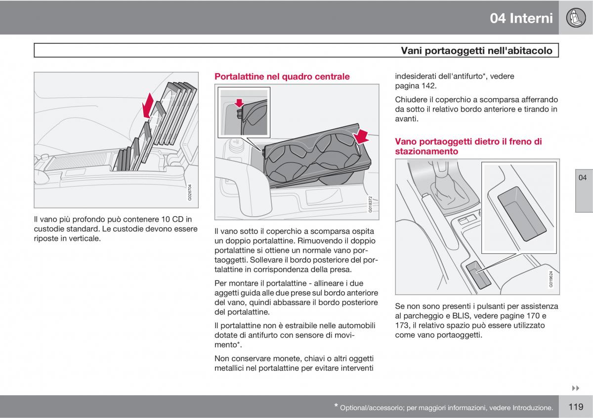 Volvo C70 M II 2 manuale del proprietario / page 121