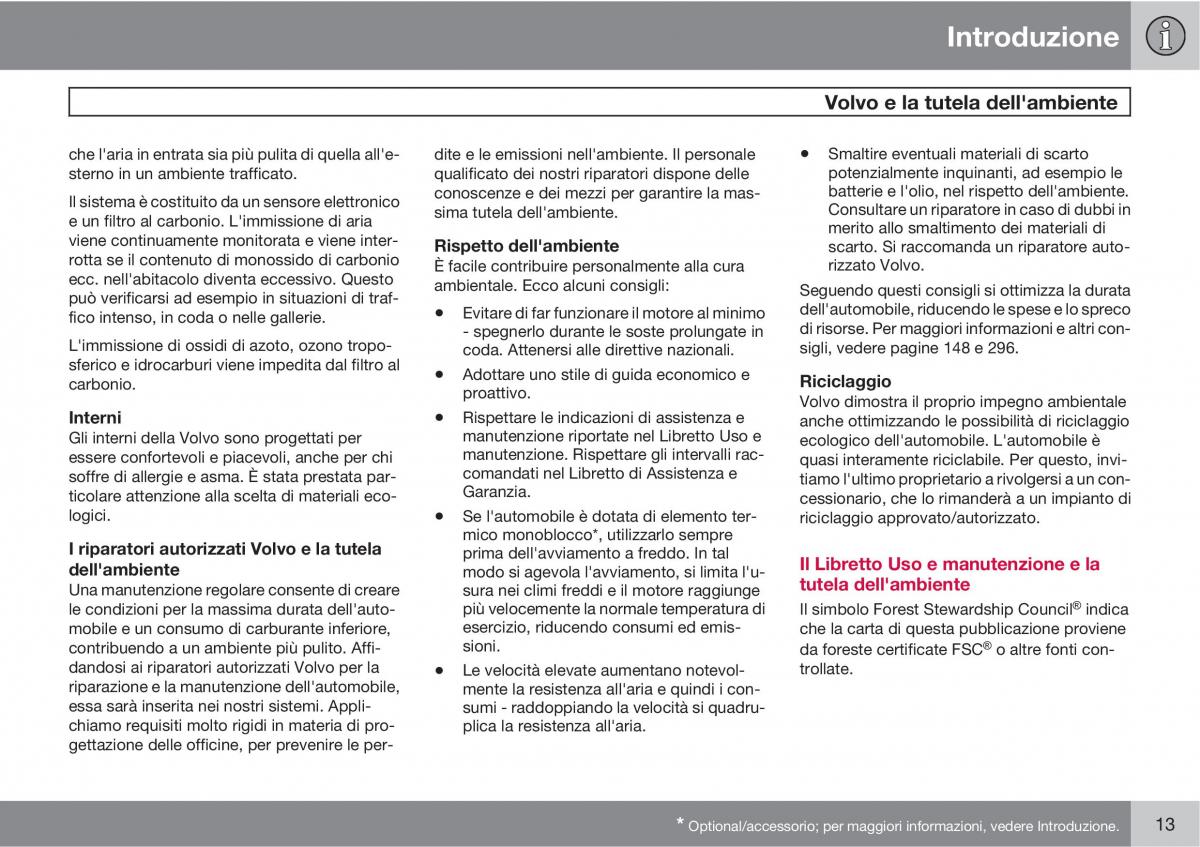 Volvo C70 M II 2 manuale del proprietario / page 15