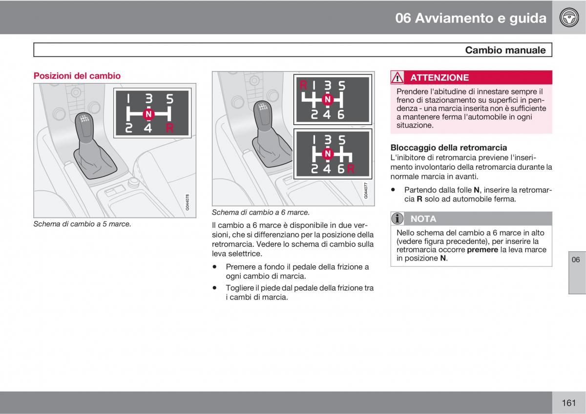 Volvo C70 M II 2 manuale del proprietario / page 163