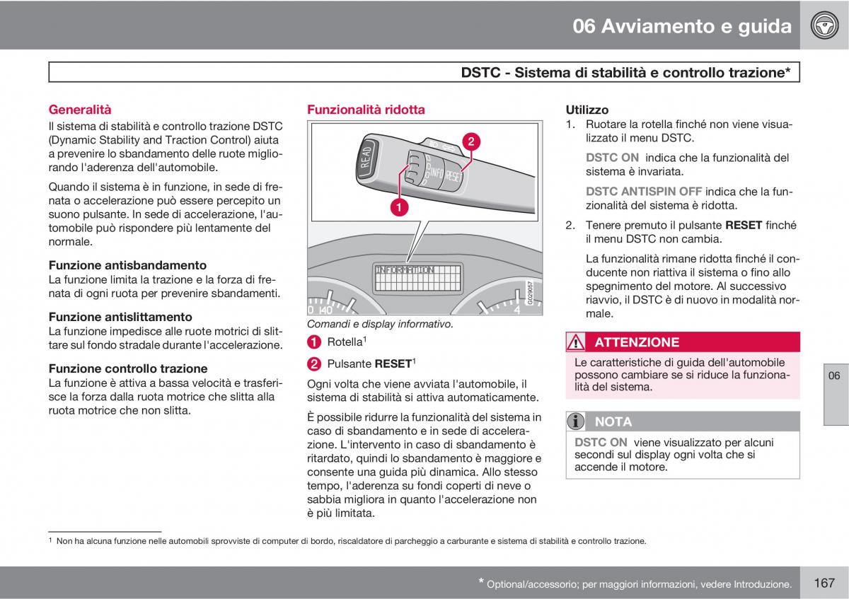 Volvo C70 M II 2 manuale del proprietario / page 169