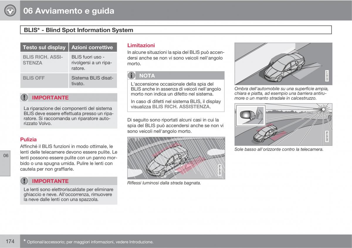 Volvo C70 M II 2 manuale del proprietario / page 176