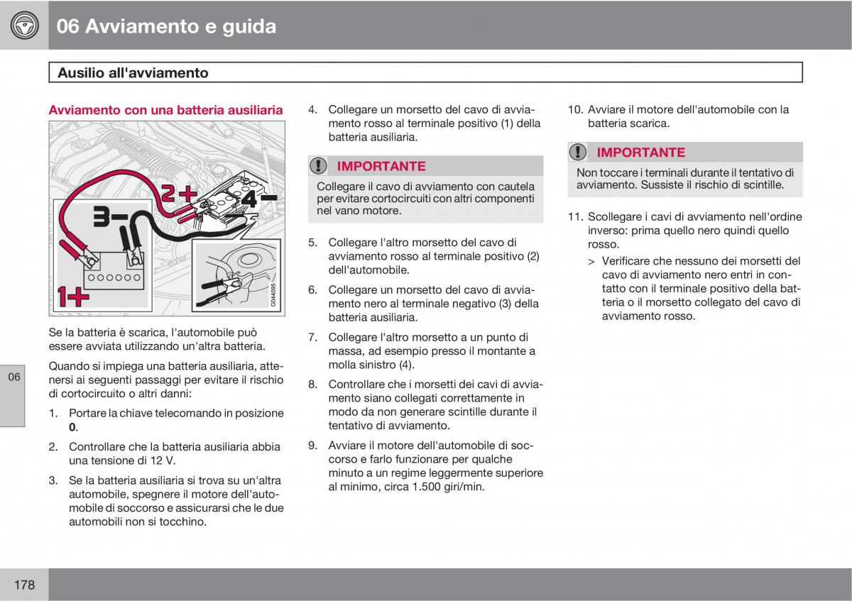 Volvo C70 M II 2 manuale del proprietario / page 180