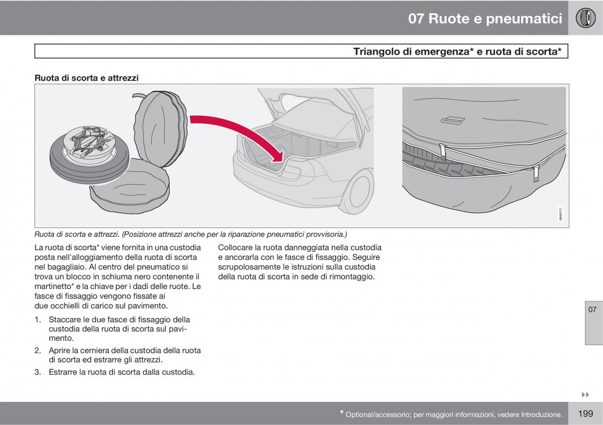 Volvo C70 M II 2 manuale del proprietario / page 201