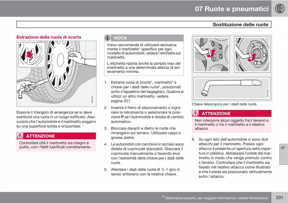 Volvo C70 M II 2 manuale del proprietario / page 203