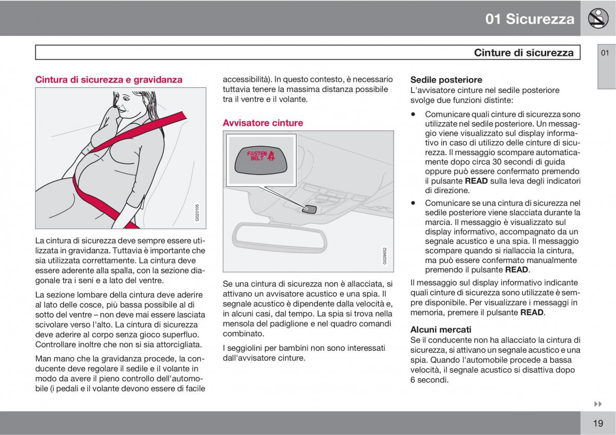 Volvo C70 M II 2 manuale del proprietario / page 21