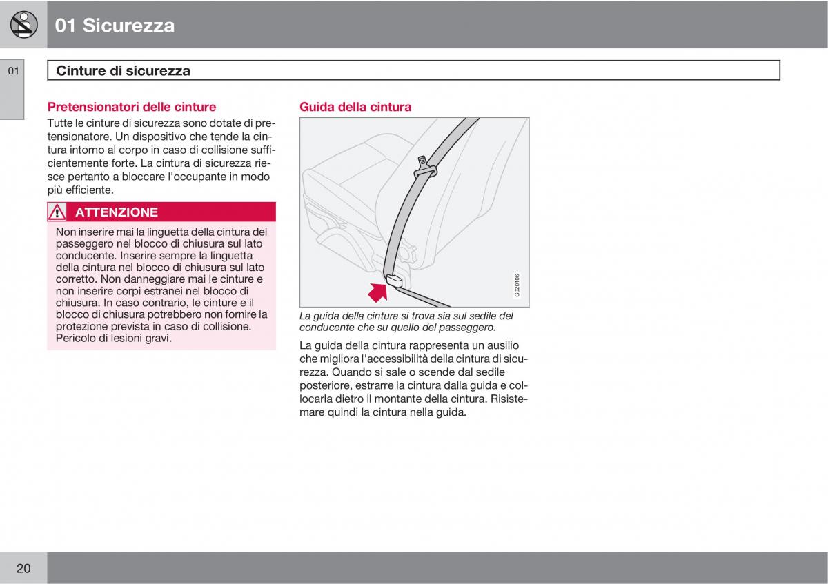 Volvo C70 M II 2 manuale del proprietario / page 22