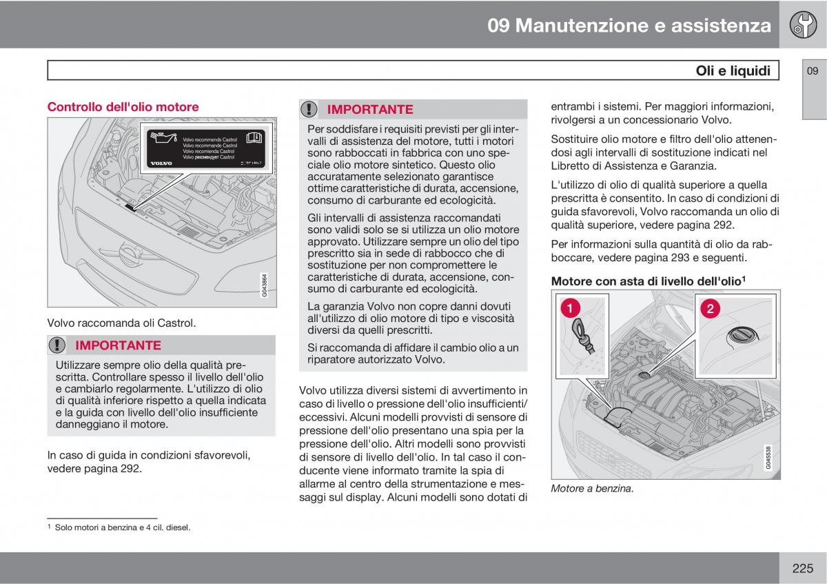 Volvo C70 M II 2 manuale del proprietario / page 227