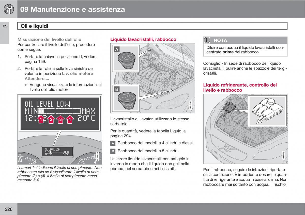 Volvo C70 M II 2 manuale del proprietario / page 230