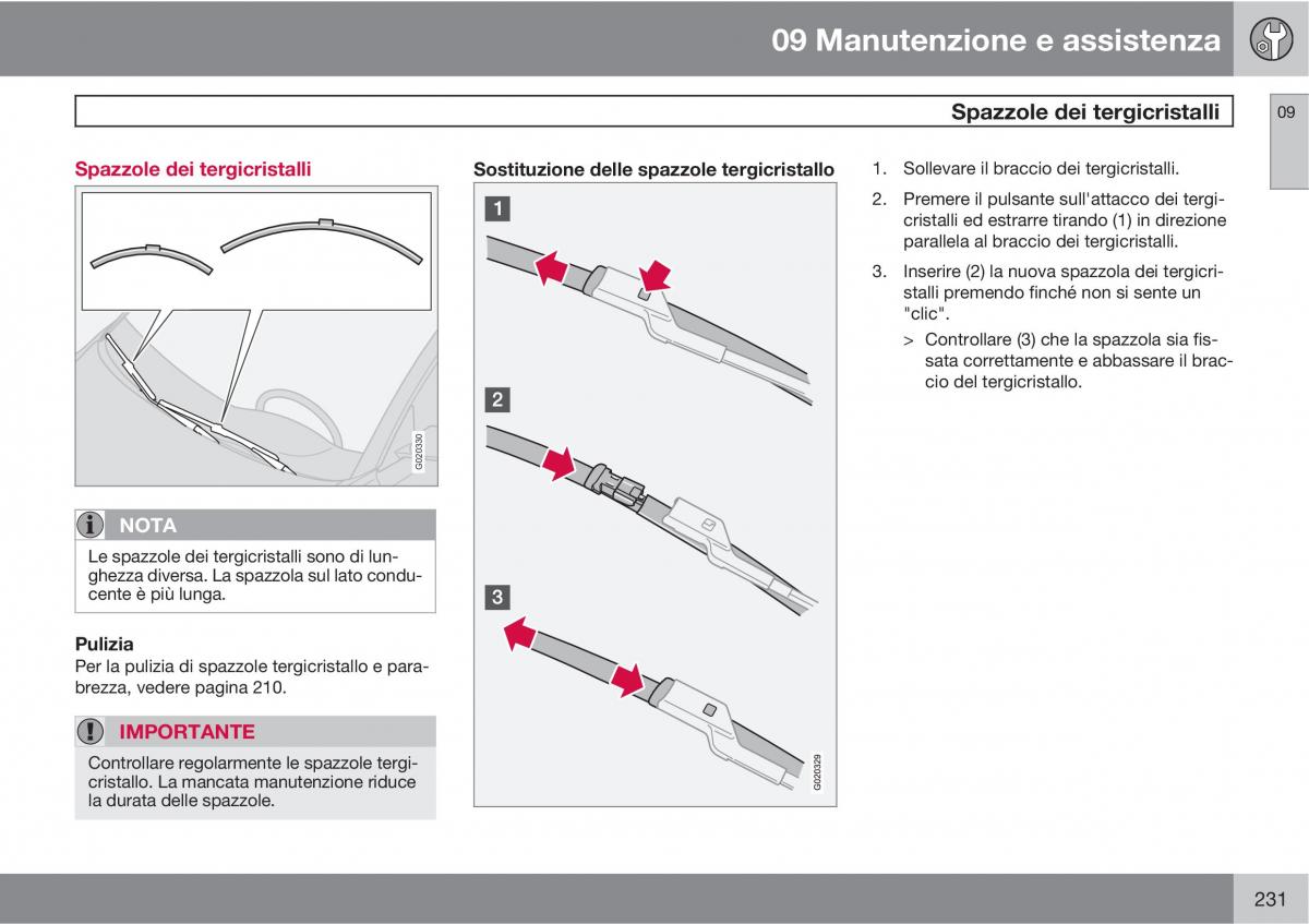 Volvo C70 M II 2 manuale del proprietario / page 233