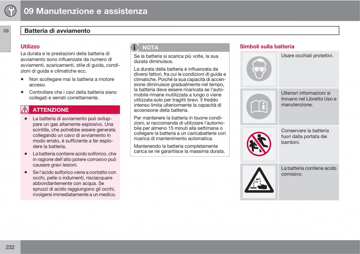 Volvo C70 M II 2 manuale del proprietario / page 234