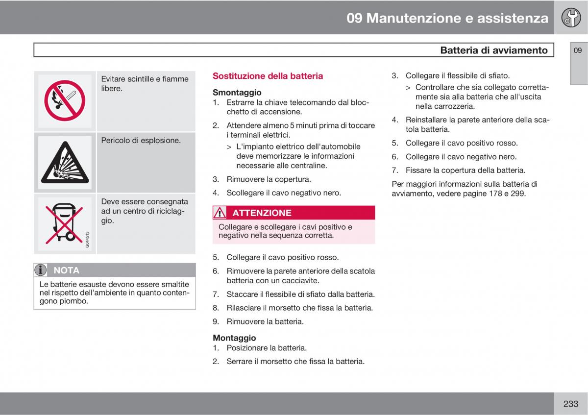 Volvo C70 M II 2 manuale del proprietario / page 235