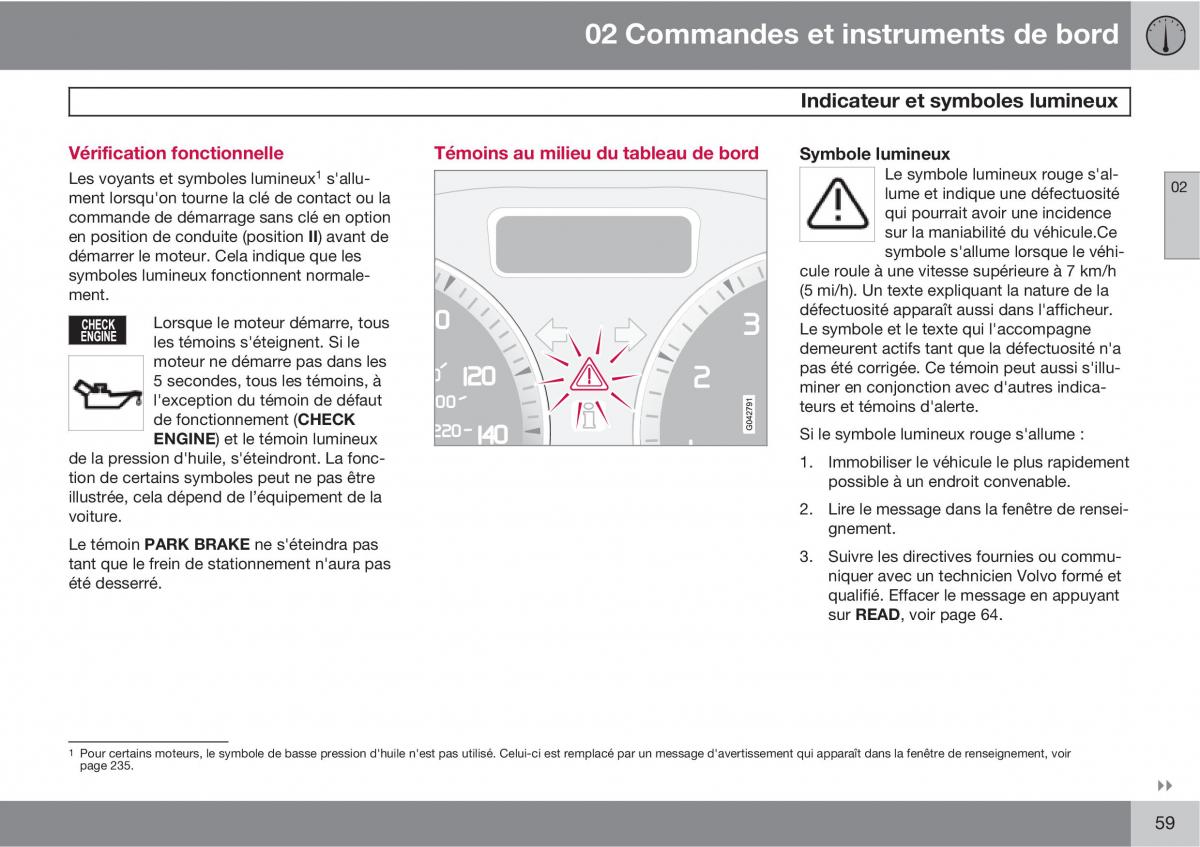 Volvo C70 M II 2 manuel du proprietaire / page 61