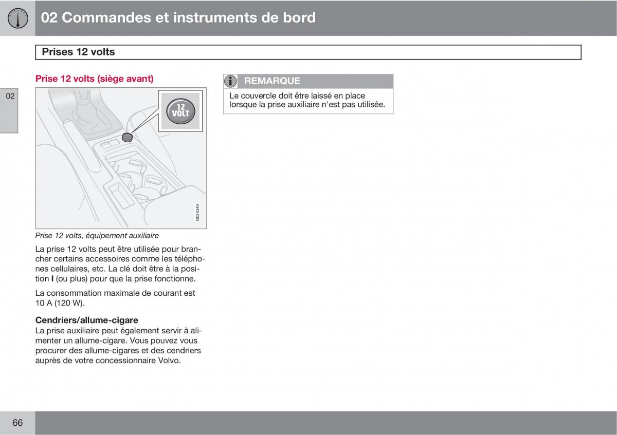 Volvo C70 M II 2 manuel du proprietaire / page 68