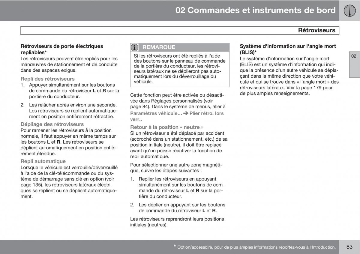 Volvo C70 M II 2 manuel du proprietaire / page 85