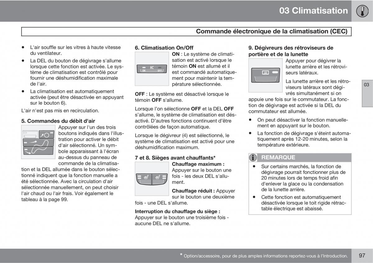 Volvo C70 M II 2 manuel du proprietaire / page 99