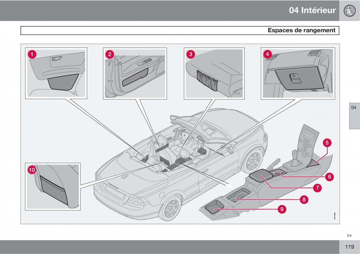 Volvo C70 M II 2 manuel du proprietaire / page 121