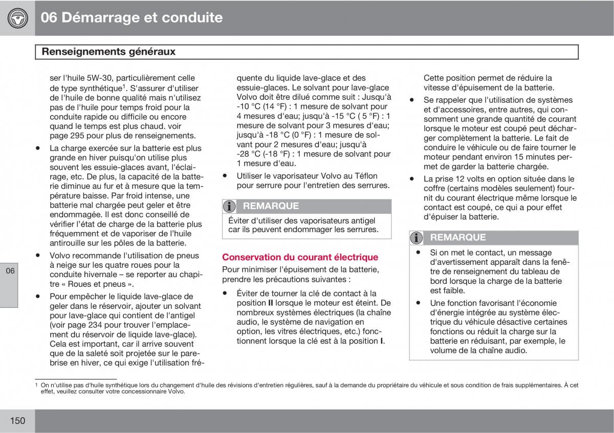 Volvo C70 M II 2 manuel du proprietaire / page 152