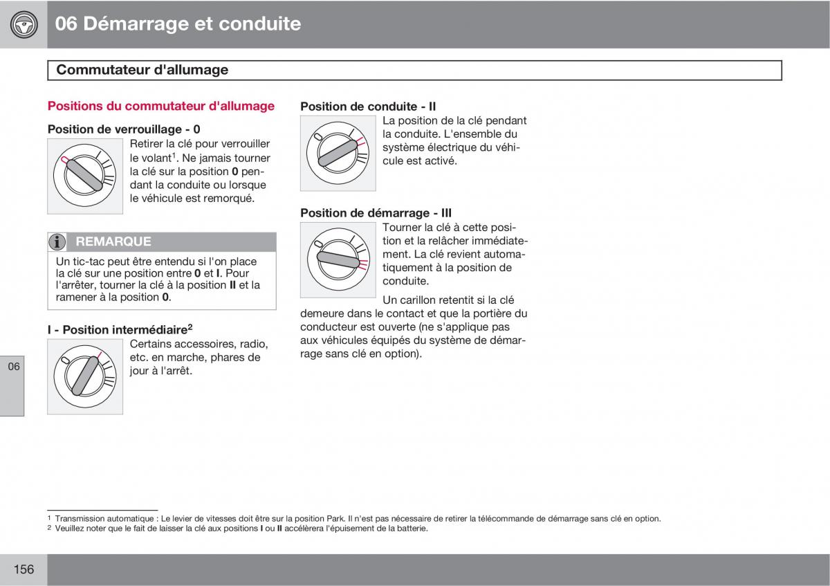 Volvo C70 M II 2 manuel du proprietaire / page 158