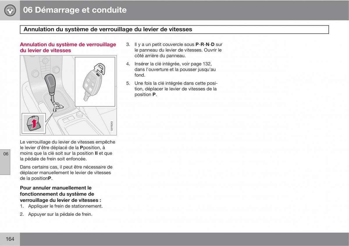 Volvo C70 M II 2 manuel du proprietaire / page 166