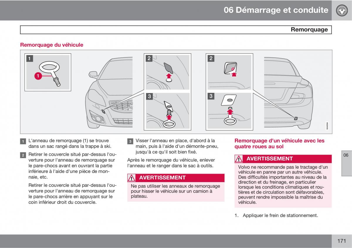 Volvo C70 M II 2 manuel du proprietaire / page 173