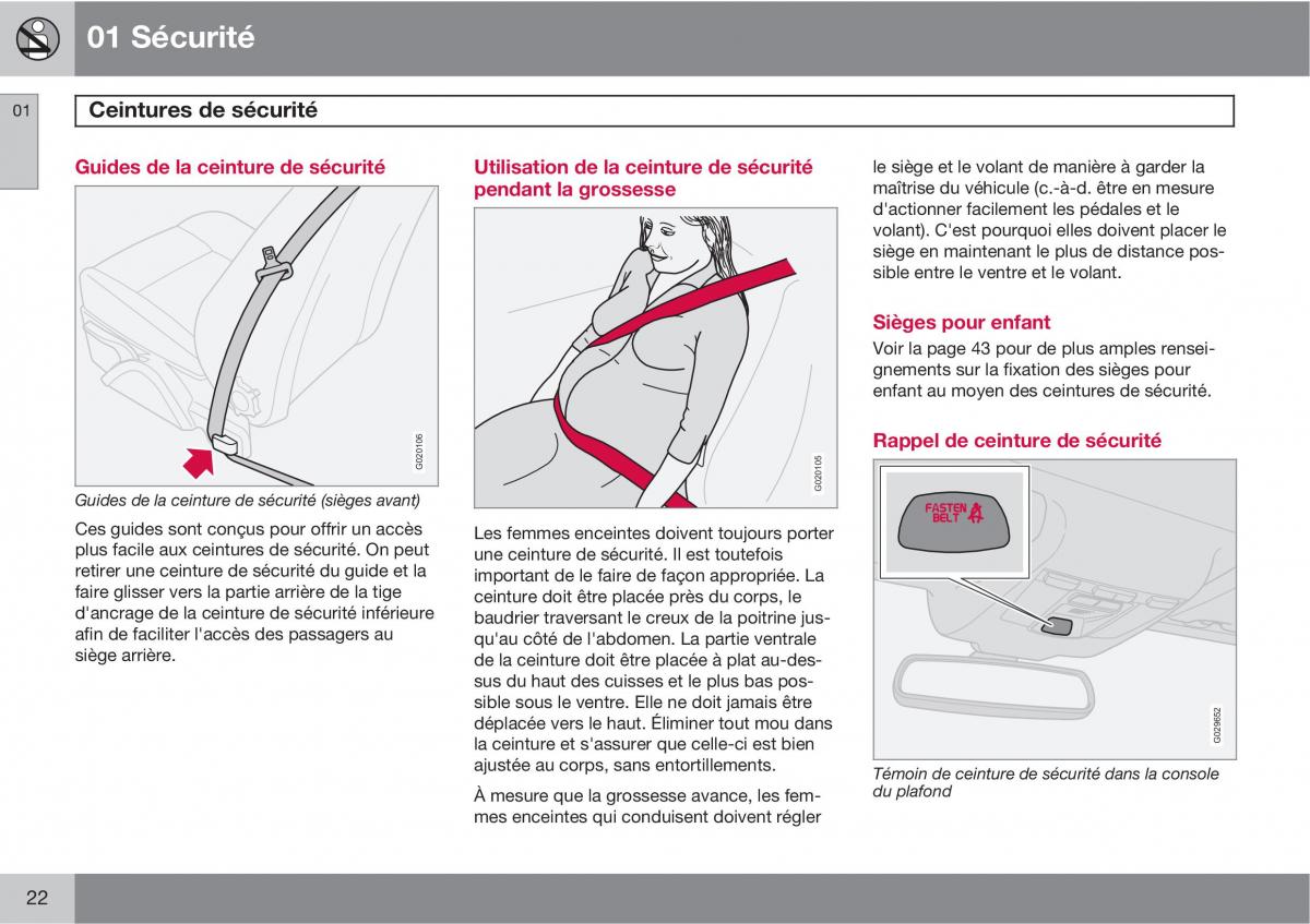 Volvo C70 M II 2 manuel du proprietaire / page 24