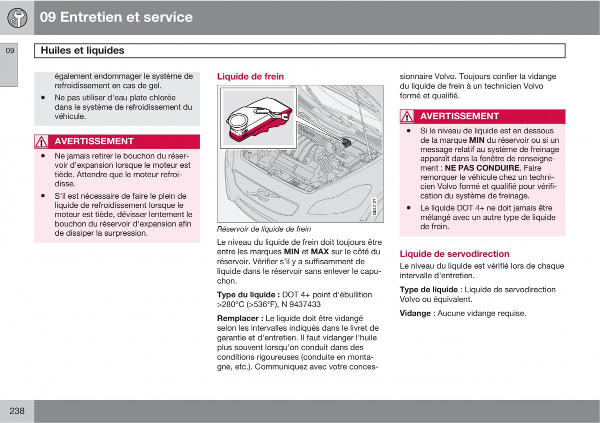 Volvo C70 M II 2 manuel du proprietaire / page 240