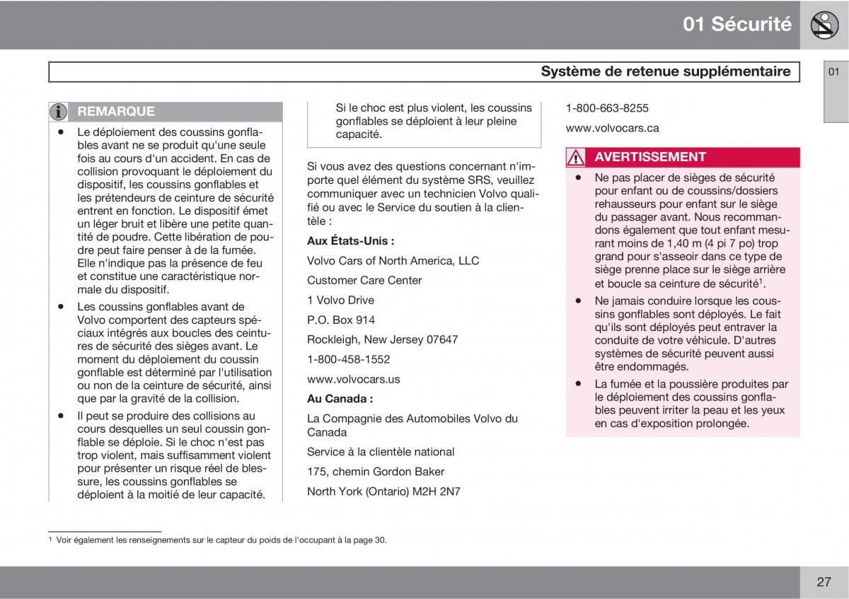 Volvo C70 M II 2 manuel du proprietaire / page 29