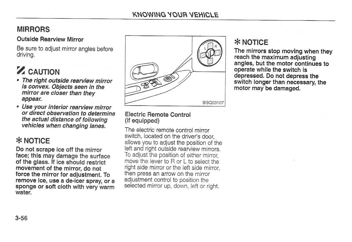 Kia Carnival Sedona I 1 owners manual / page 66