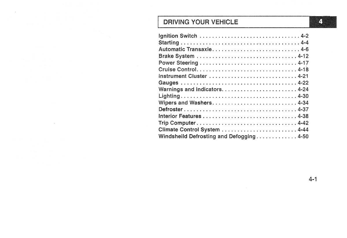 Kia Carnival Sedona I 1 owners manual / page 76