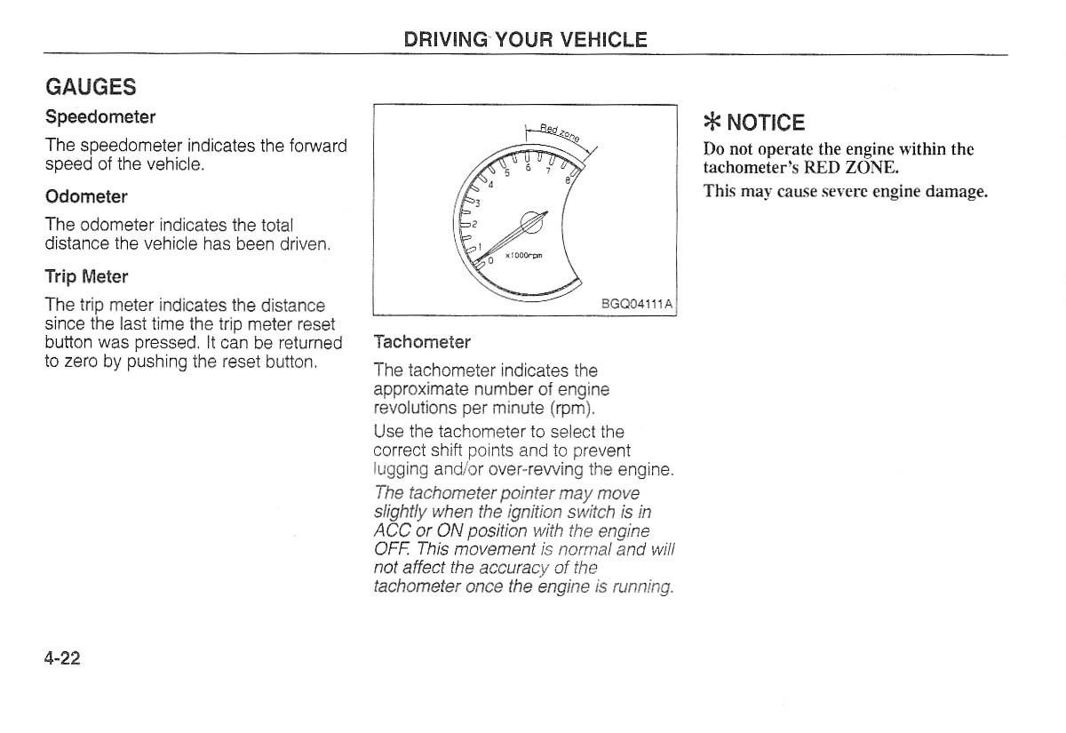 Kia Carnival Sedona I 1 owners manual / page 97