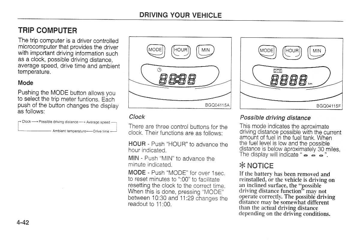 Kia Carnival Sedona I 1 owners manual / page 117