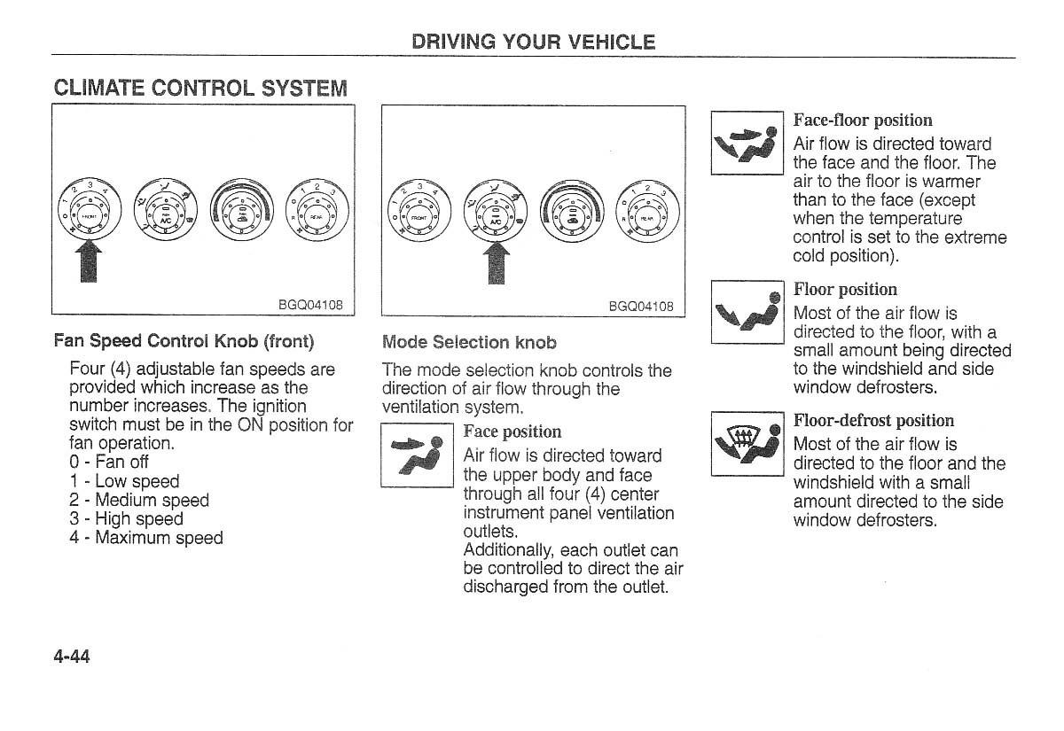 Kia Carnival Sedona I 1 owners manual / page 119