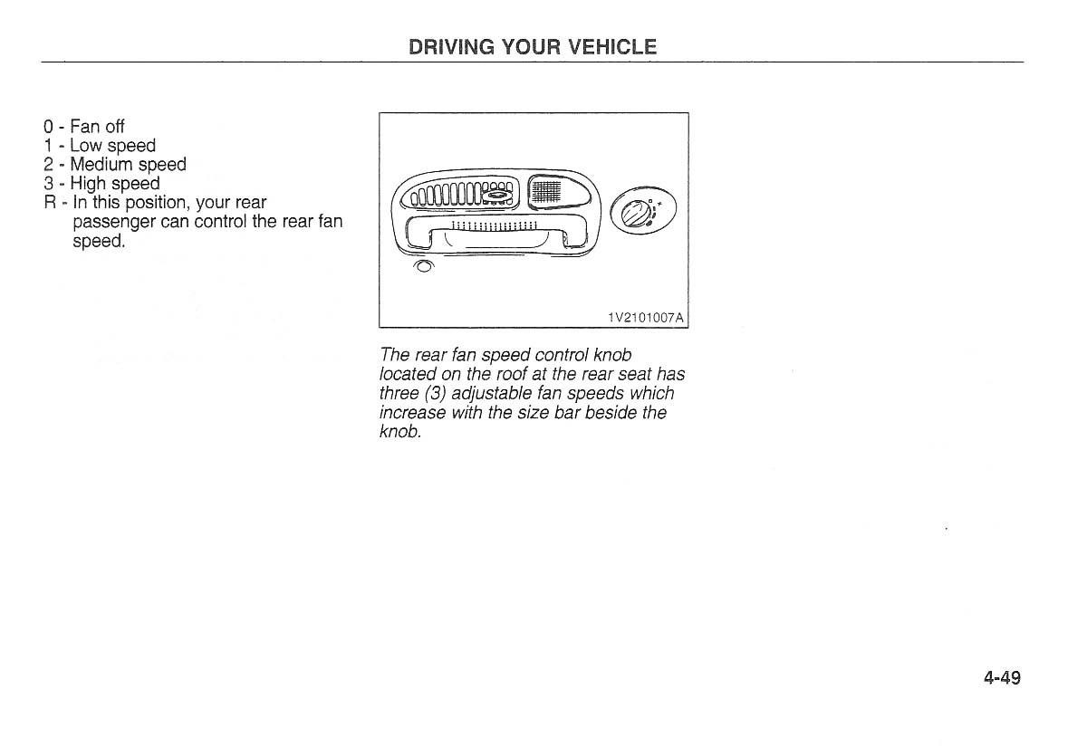 Kia Carnival Sedona I 1 owners manual / page 124