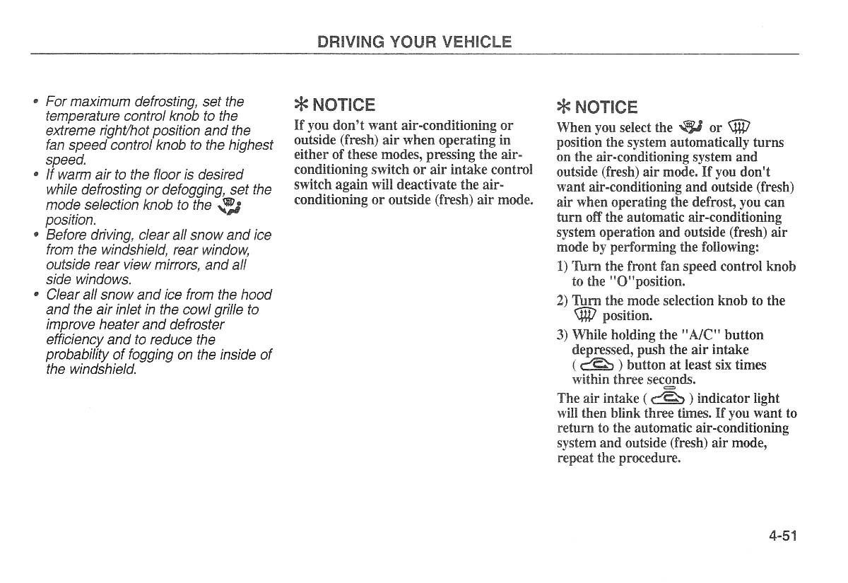 Kia Carnival Sedona I 1 owners manual / page 126